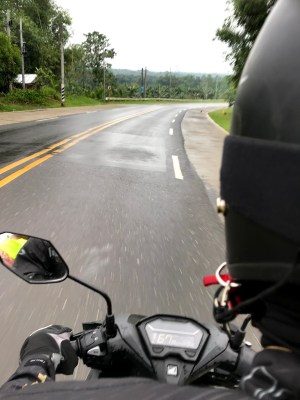 motorcycle ride going North