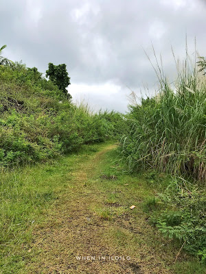 Going up to the ruins